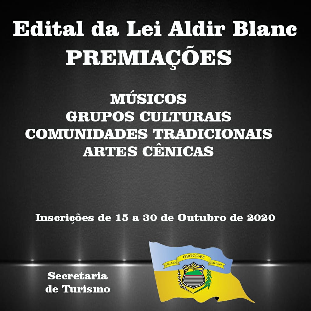 You are currently viewing Edital da Lei Aldir Blanc – Premiações